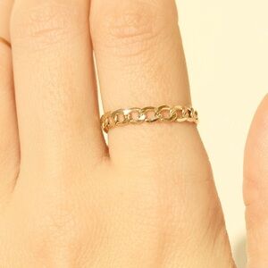 Catbird Second Avenue Gold Chain Ring